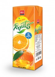 200ml Orange juice tetra pak